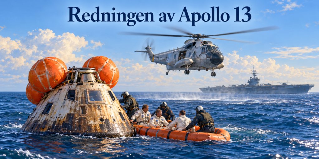 Illustrasjon til historien om Apollo 13