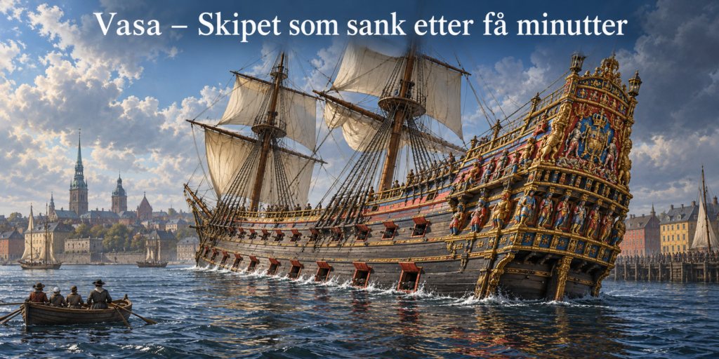 Illustrasjon til historien om Vasa